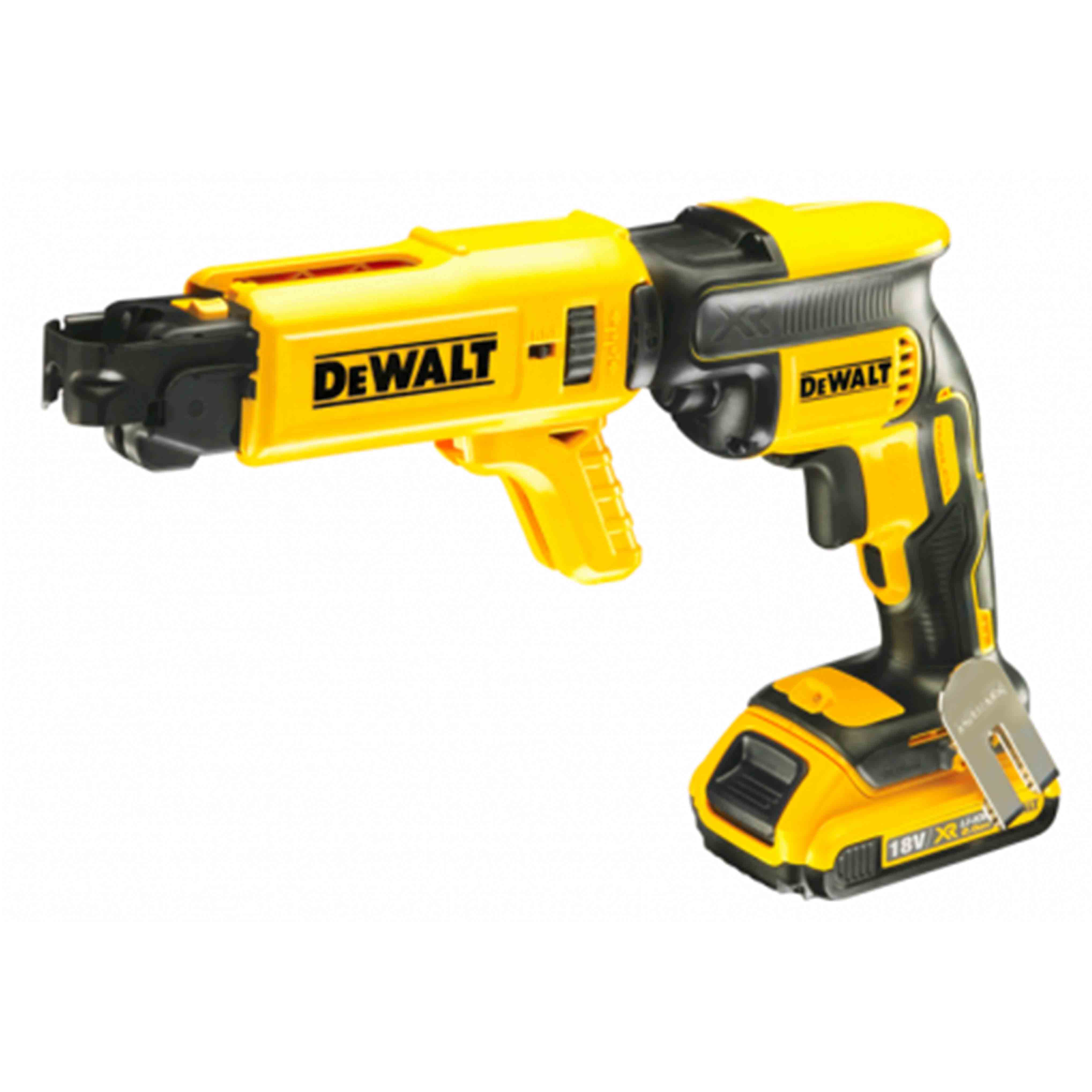 XR Lithium-Ion 18V 2.0Ah Drywall Drill Driver with Belt Screw Loading Mechanism in TSTACK CASE and ACCESSORIES - DeWALT - DCF620D2K-QW XR Lithium-Ion 18V 2.0Ah Drywall Drill Driver with Belt Screw Loading Mechanism in TSTACK CASE and ACCESSORIES - DeWALT - DCF620D2K-QW